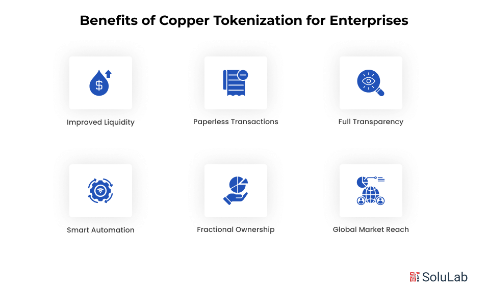 Benefits of Copper Tokenization for Enterprises