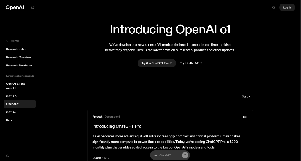 OpenAI o1