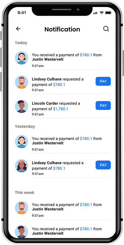 Notification Screens