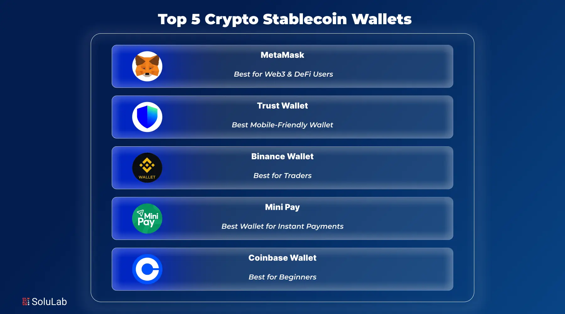 Top 5 Crypto Stablecoin Wallets